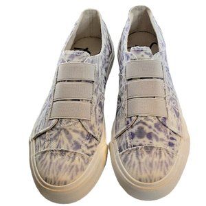 Blowfish Malibu Maura WMN Canvas Distress Purple Tie Dye Slip-on Sneaker 6.5 New